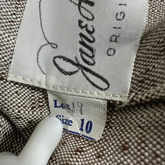 Vintage Jane Andrea Original Women's Blazer Jacket & Skirt Suit Set Size 10 - Picture 3 of 16